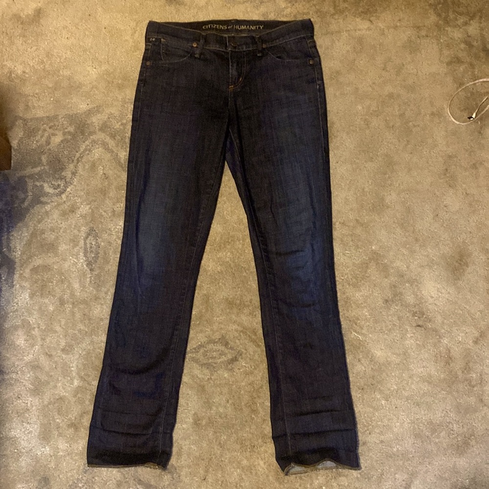 Citizens of Humanity Dani Cropped Straight Leg Jean, Size 26